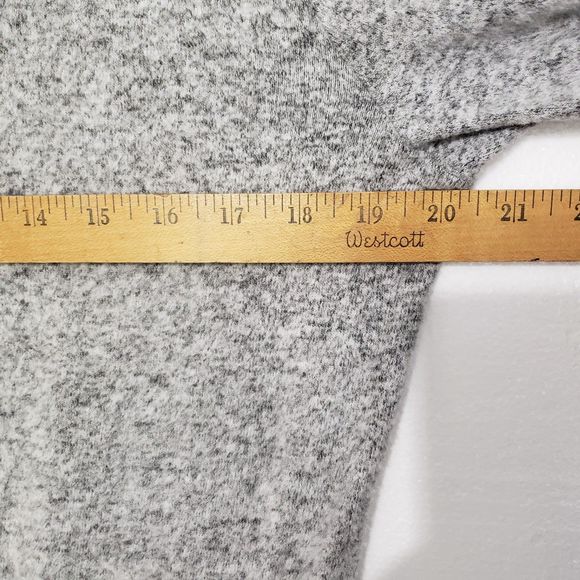 Soft Surroundings Heavyweight Long Sleeve Medium Grey Dress; Stretchy, Oversized - Picture 10 of 12